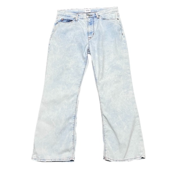 Hudson Blair High Rise Crop Bootcut Jeans Women’s 29 | Light Wash 31x26 Denim - Picture 2 of 7